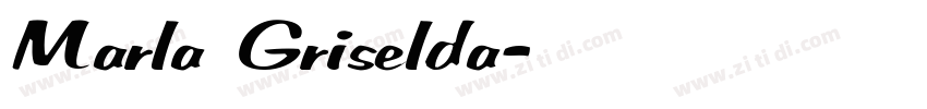 Marla Griselda字体转换